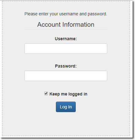 Example of a Delta Stewardship Council covered action login screen. Example of a Delta Stewardship Council covered action login screen.