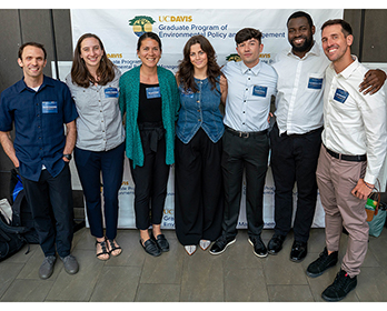 Delta Stewardship Council staff with Environmental Policy and Management students from UC Davis.