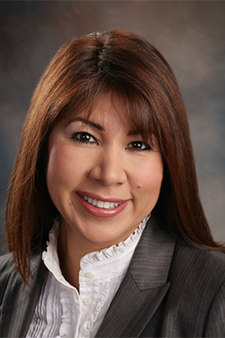 Portrait of Chair Virginia Madueño.